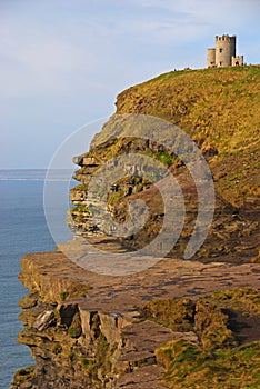 OBriens Tower on top of Cliffs of Moher