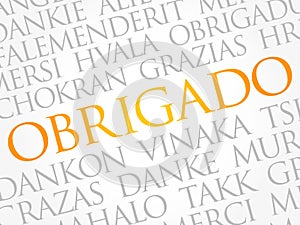 Obrigado (Thank You in Portuguese