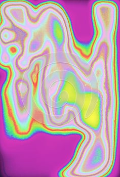 Obscure Pastel-Colored Maze Abstract