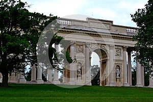 Observation colonnade on Reistne, South Moravia, Czech Republic