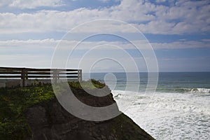 Observation deck on the cliff