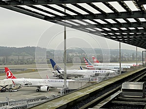 Observation Deck at Flughafen Zurich in Zurich, Switzerland
