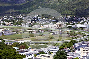 Observation deck in the Fort Adelaide on the Port-Louis- capital of Mauritius