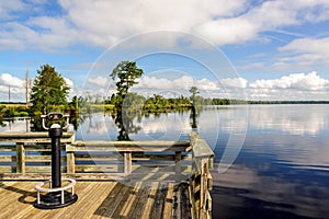 Observation Deck on Lake Drummond