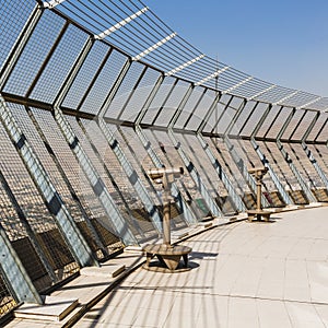Observation deck at Milad Tower in Tehran