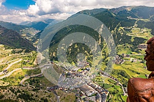 Observation deck Roc Del Quer, Andorra. photo