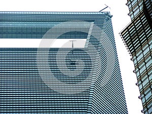 The observation deck of the Shanghai World Financial Center Observatory