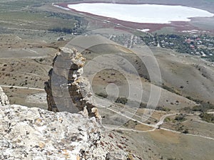 Observation deck `Starfall of Memories` on Mount Koklyuk in Koktebel