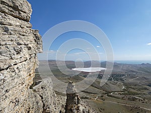 Observation deck `Starfall of Memories` on Mount Koklyuk in Koktebel