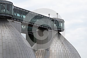 Observation deck on top of the digester eggs of the Newtown Cree