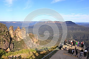 Viewing platform at Three Sisters, Blue Mountains