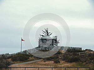 Observation outpost Bulnes Fort in Punta Arenas, Chile