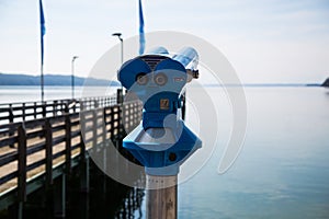 Observation platform on Lake Starnberg