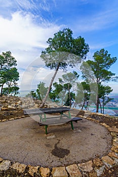 Observation point on Mount Shaul, Gilboa ridge