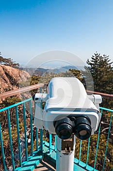 Observation point with telescope