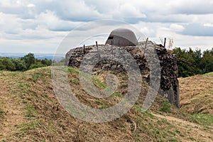 Observation post at Fort Douaumont near Verdun. Battlefield of W