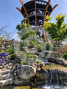 Observation tower at Anakeesta in Tennessee