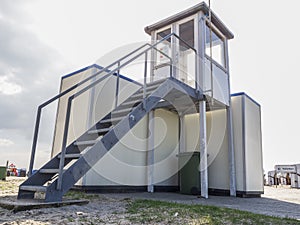 Observation tower on the beach