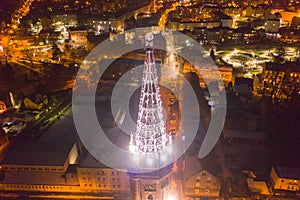 Observation tower in the city of Å»agaÅ„ in Poland.