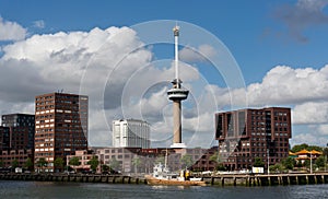 Observation tower Euromast in Rotterdam