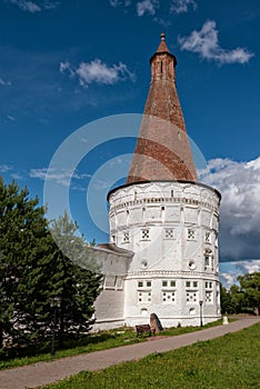 The observation tower of the monastery wall.