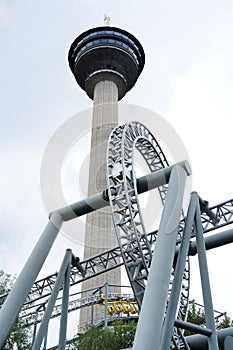 Observation tower in park