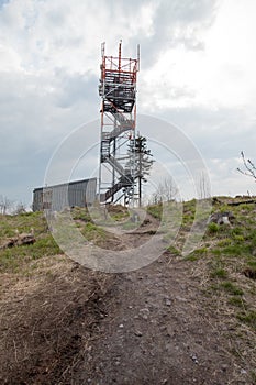 Observation tower on Ruprechticky Spicak