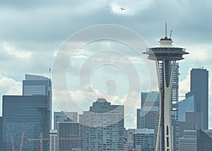 An observation tower in Seattle - space needle