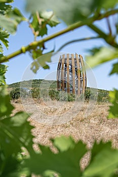 Observation Tower in the village of Mala Trna in the wine region of Tokaj in southeast Slovakia