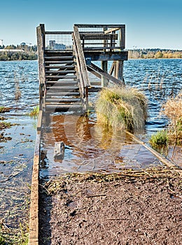 Observation Tower In The Water