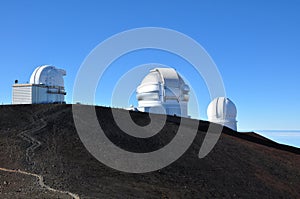Observatories on Mauna Kea - Big Island, Hawaii photo