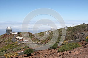 Observatories for observing the stars and planets, La Palma, Spain photo