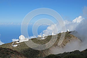 Observatories in Roque de los Muchachos. La Palma Island. Spain. photo