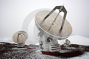 Observatories and snow