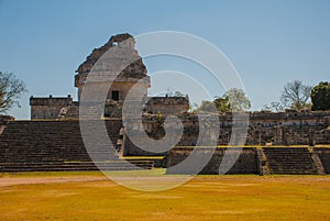 The Observatory at Chichen Itza. Mexico