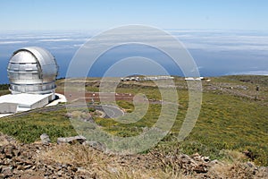 Observatory for the cosmos at La Palma, Spain photo