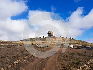 The observatory of Haria in Lanzarote ,Canary Island , Spain