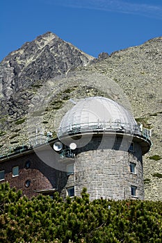 Observatory at Skalnate pleso, Lomnicky stit, High Tatras in Slovakia