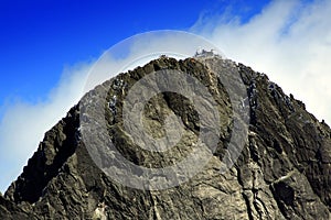 A Observatory on the top of Peak Lomnicky, Slovakia