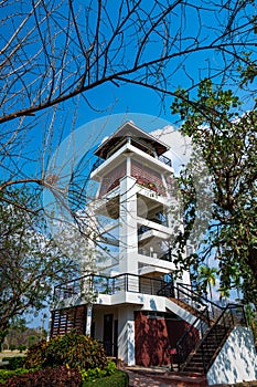 Observatory tower in Mae Moh district