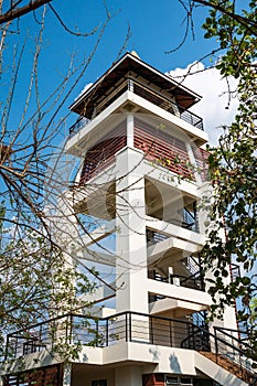 Observatory tower in Mae Moh district