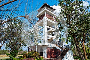 Observatory tower in Mae Moh district