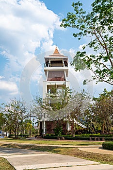 Observatory tower in Mae Moh district