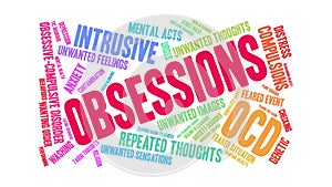 Obsessions Animated Word Cloud