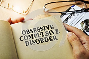 Obsessive compulsive disorder concept.