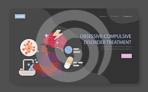 Obsessive-Compulsive Disorder Treatment concept. photo