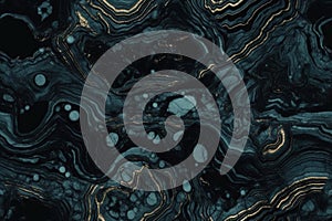 Obsidian mineral texture seamless pattern. AI generated.