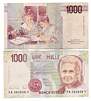 Obsolete bank notes