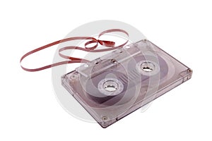 Obsoleto música almacenamiento. casete a cinta 