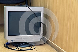 Obsolete old computer monitor